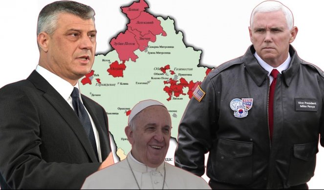 ŠIPTARSKA POSLA! TAČI SA PENSOM UGOVARA UDAR NA BEOGRAD! Pritisnuće i papu Franju da prizna Kosovo!