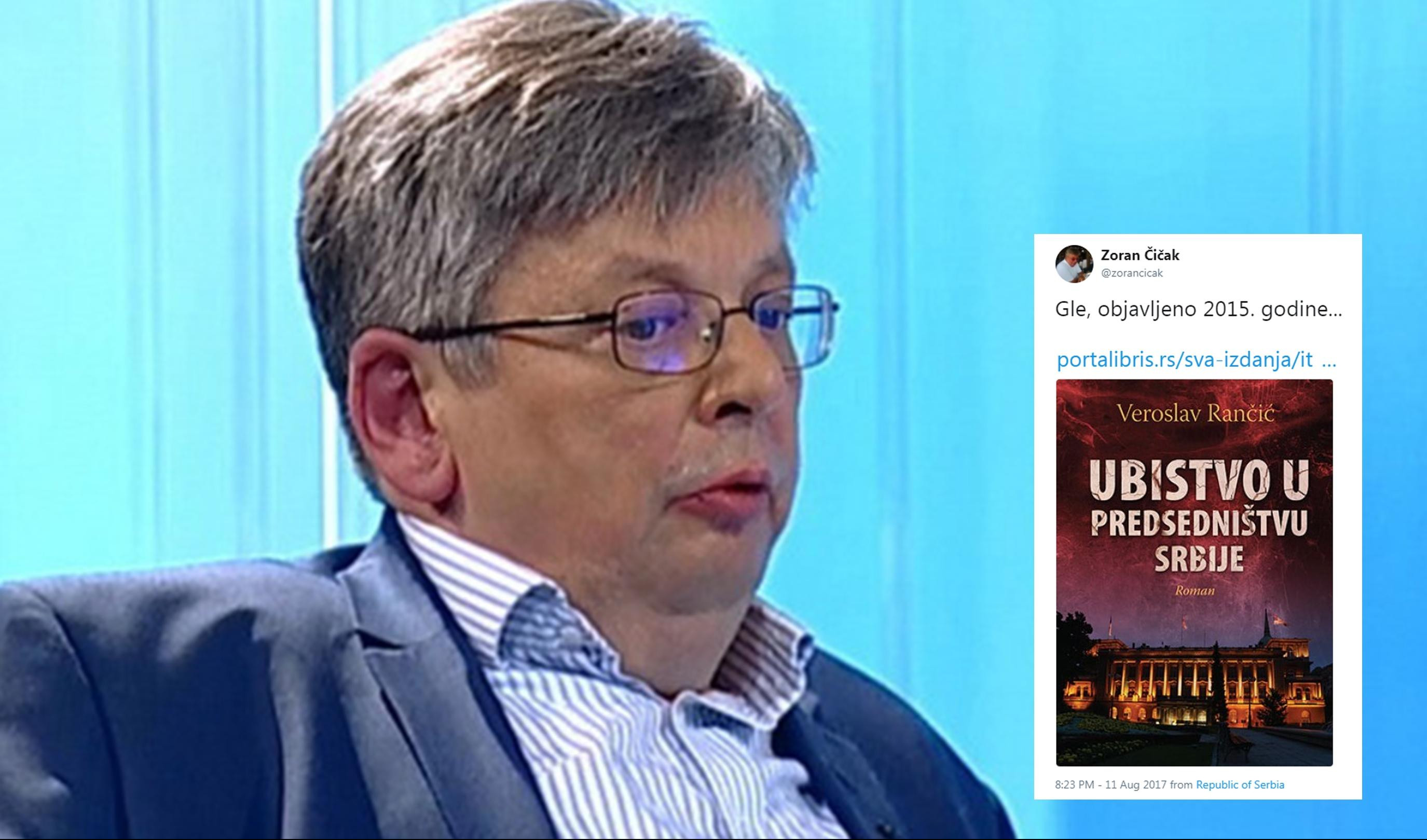 UMOBOLNO! BIVŠI JULOVAC I JANKOVIĆEV PAJTAŠ PRIZIVA ZLO: Na Tviteru se oduševljava knjigom o ubistvu u predsedništvu Srbije!