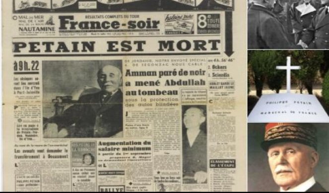 FRANCUZI MU NE PRAŠTAJU: Oskrnavljen grob, Hitlerovog saradnika maršala Petena