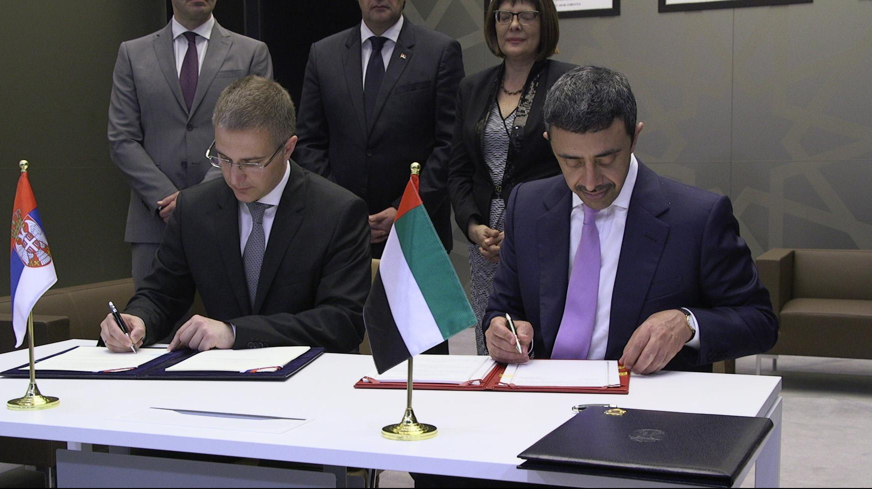 STEFANOVIĆ I AL NAHJAN: Potpisana dva Memoranduma o saradnji UAE i Srbije