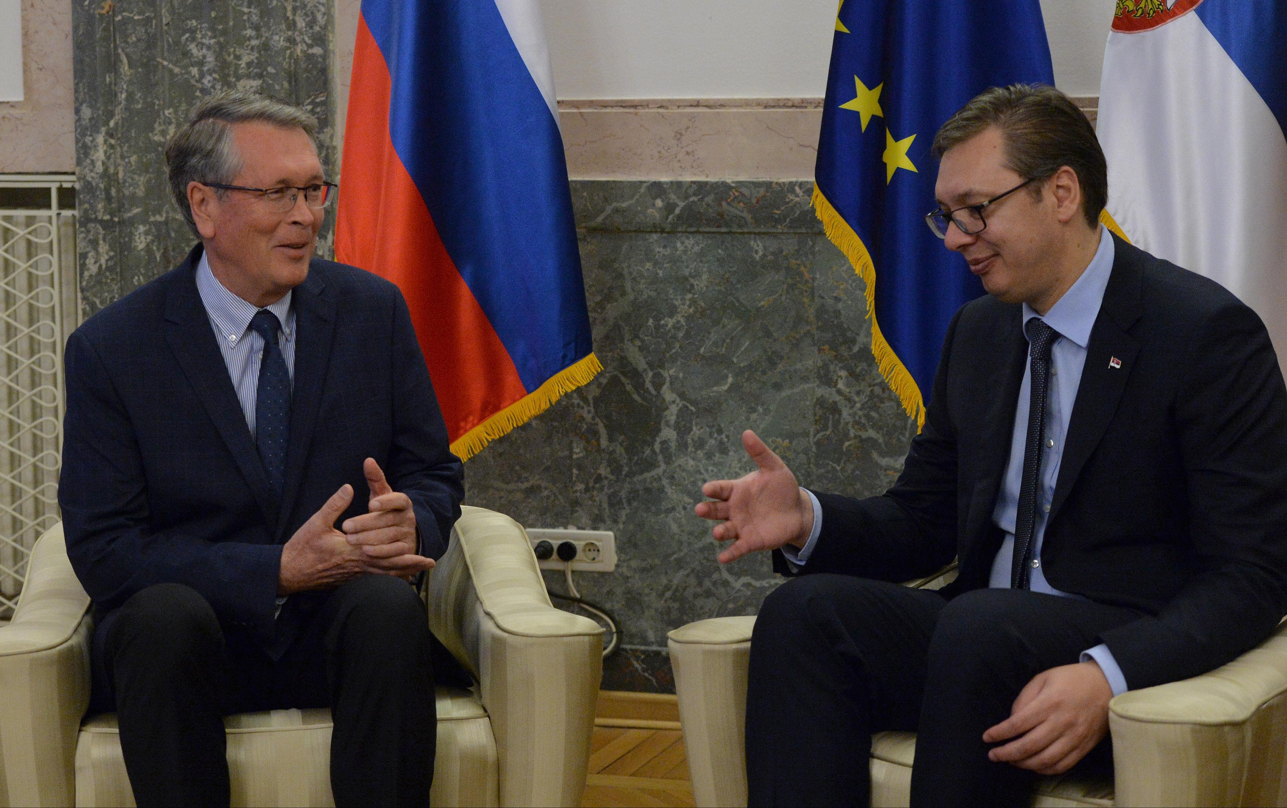 VUČIĆ SE SASTAO SA ČEPURINOM: Srbija će i dalje razvijati dobre odnose sa Rusijom