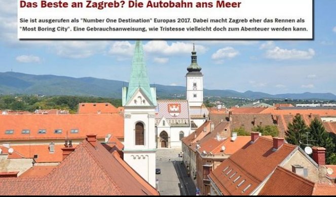 ŠPIGL OPASNO ISPLJUVAO ZAGREB: Najdosadniji grad u Evropi, podseća na nemačku provinciju!