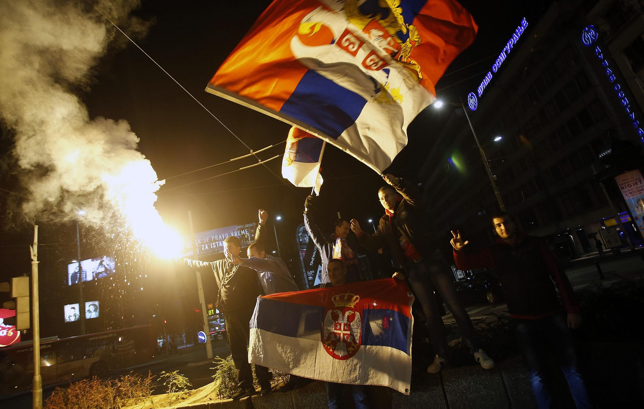 (FOTO) I TO SMO DOČEKALI! Slavilo se u Beogradu zbog uspeha fudbalera