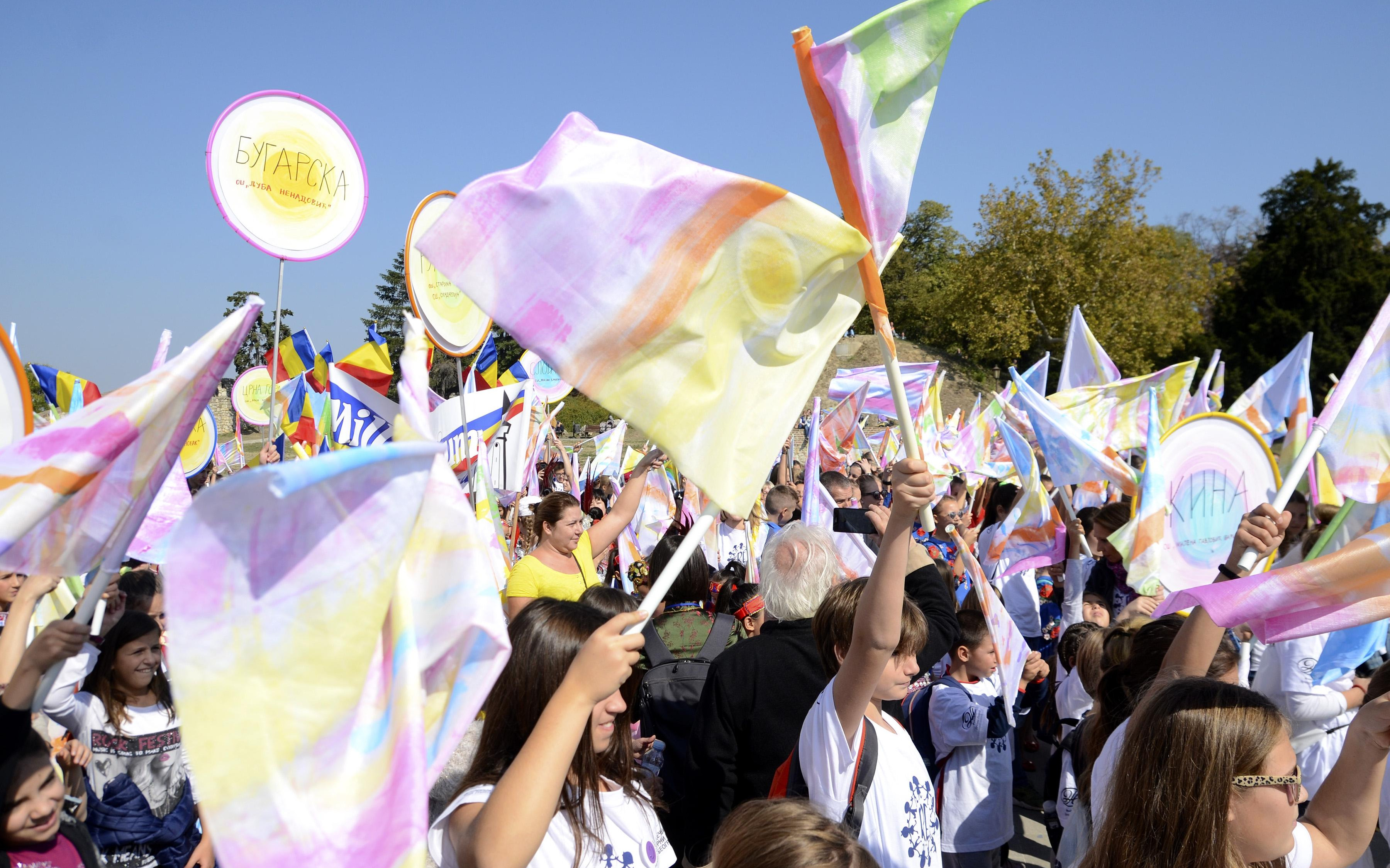 (FOTO) U BEOGRADU počela manifestacija "Radost Evrope"!