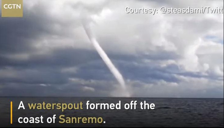 (VIDEO) ŠOK U SAN REMU! Nesvakidašnji fenomen na nebu prestravio Italijane!