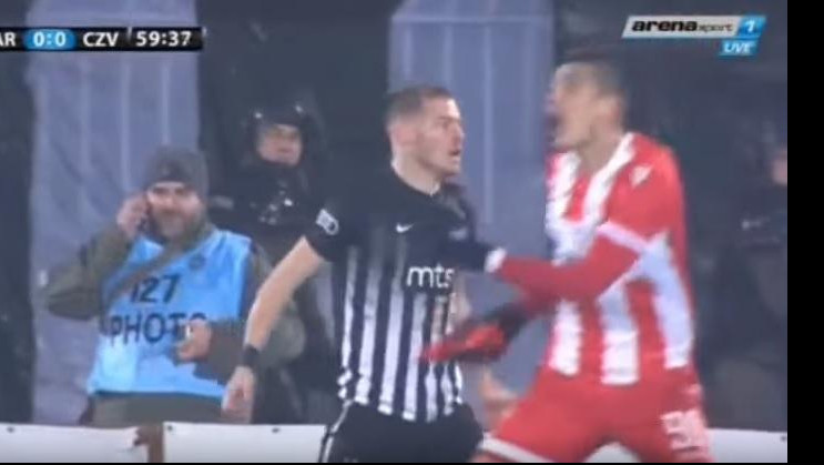 (VIDEO) EVERTON GAĐAO STOJKOVIĆA KOPAČKOM! Savić otkrio bezobrazluk Partizanovog Brazilca!