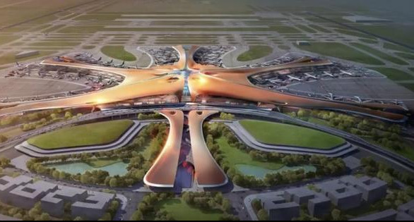 (VIDEO) NOVO KINESKO ČUDO! Mega-aerodrom podseća na pticu feniks, a predviđen je za 620.000 LETOVA I 100 MILIONA PUTNIKA GODIŠNJE!