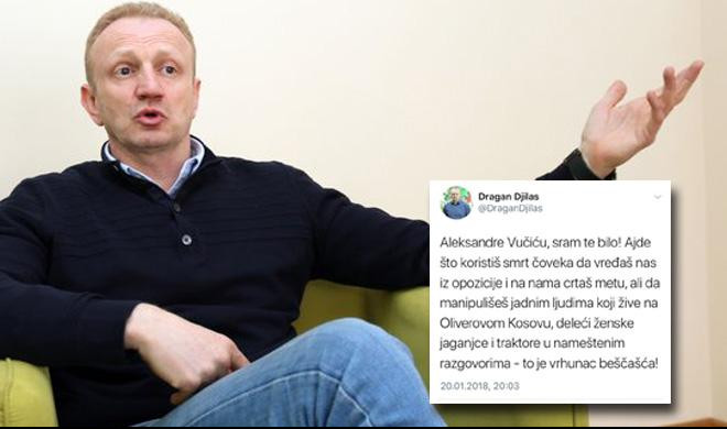 BEDA BEDNA! Đilas shvatio da je U KANALU, pa divlja i brutalno vređa Vučića po tviteru!