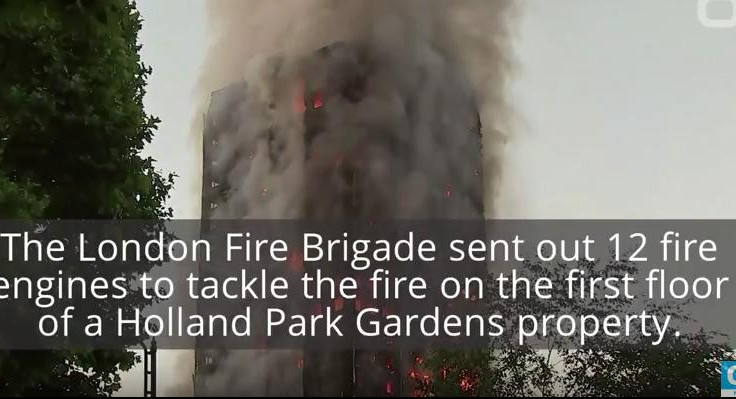 (VIDEO) GOREO LONDON! 80 vatrogasaca gasilo požar u zgradi, POGINUO MUŠKARAC!