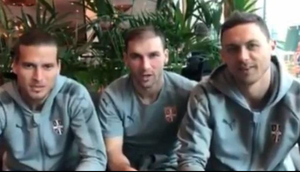 (VIDEO) DRŽITE SE, BRAĆO! Fudbaleri poslali podršku Srbima sa KOSOVA!