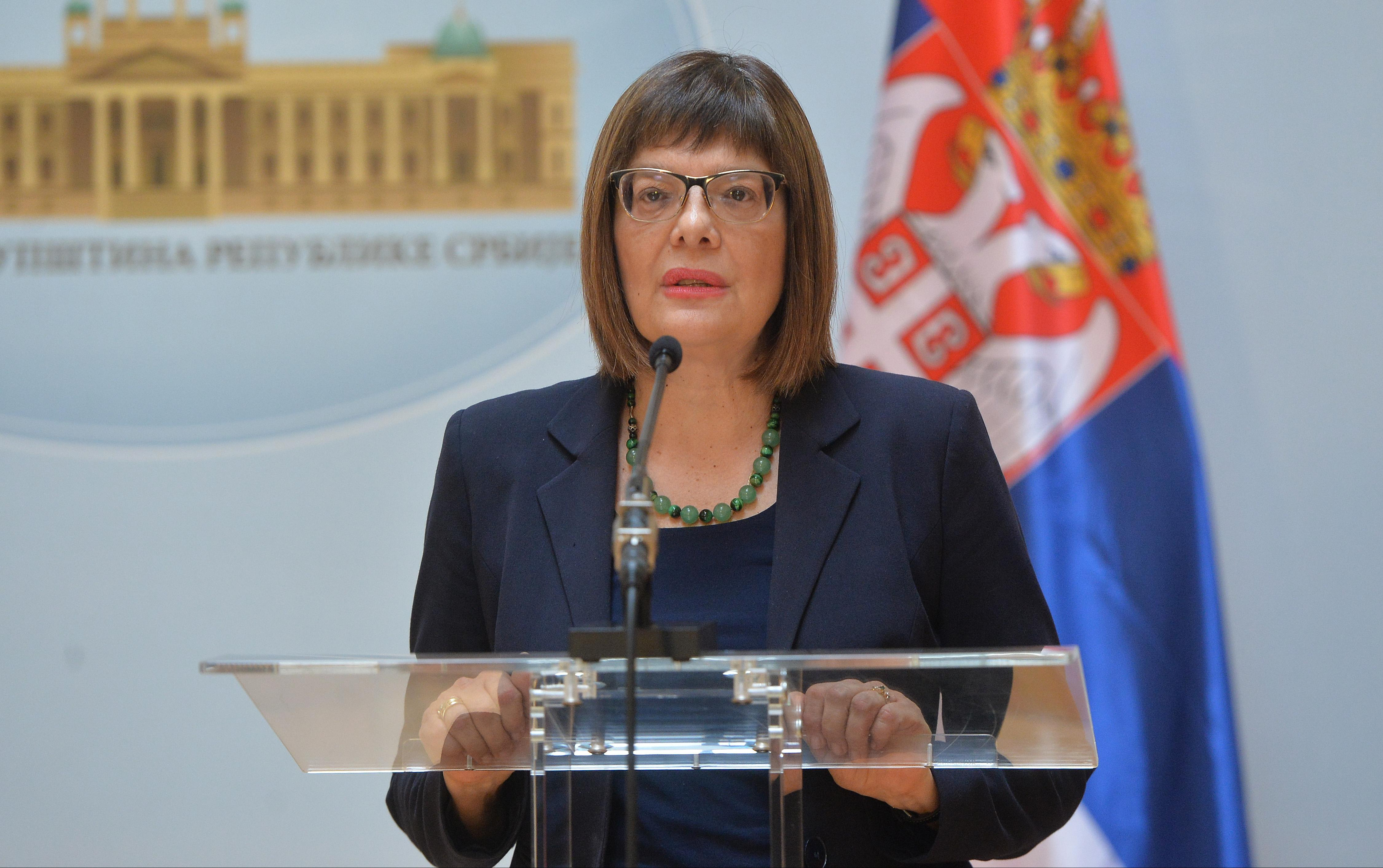 MAJA GOJKOVIĆ:  Pretnje predsedniku Vučiću su vrhunac POLITIČKE AGRESIJE I LICEMERJA!