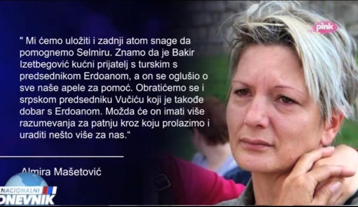 GOSPODINE VUČIĆU, POMOZITE DA MI VRATE SINA! Državljanka BiH moli predsednika Srbije za pomoć!