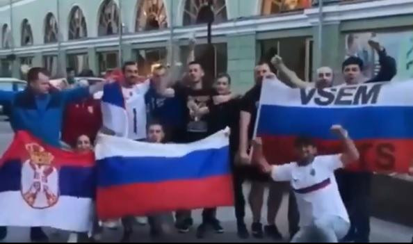 (VIDEO) GRMI U MOSKVI: SRBIJA, RUSIJA! "Orlovi" će imati paklenu podršku ruskih navijača!