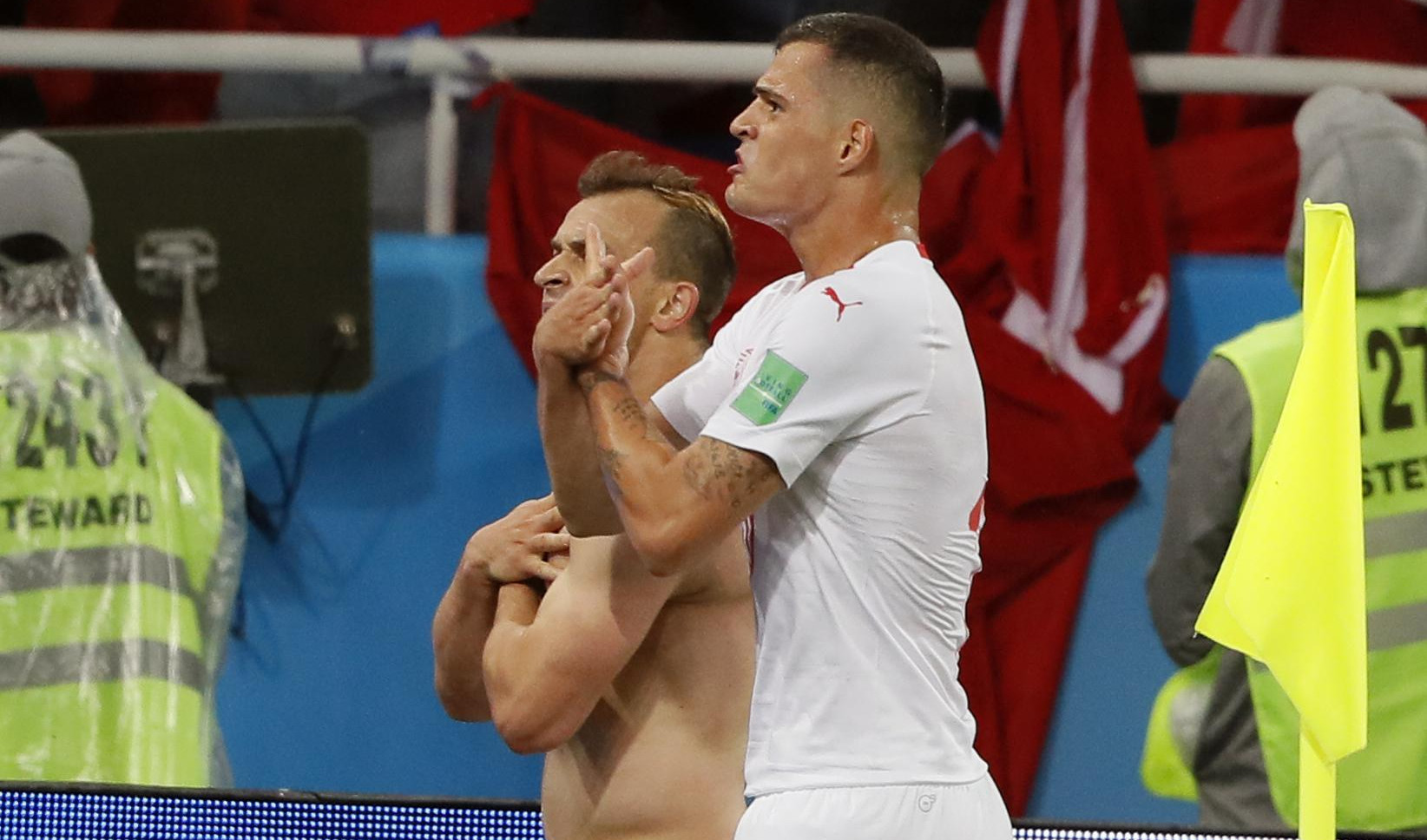 ŠAĆIRI I DŽAKA NA UDARU FIFA! Pokrenut postupak protiv Šiptara zbog provokativne proslave golova!