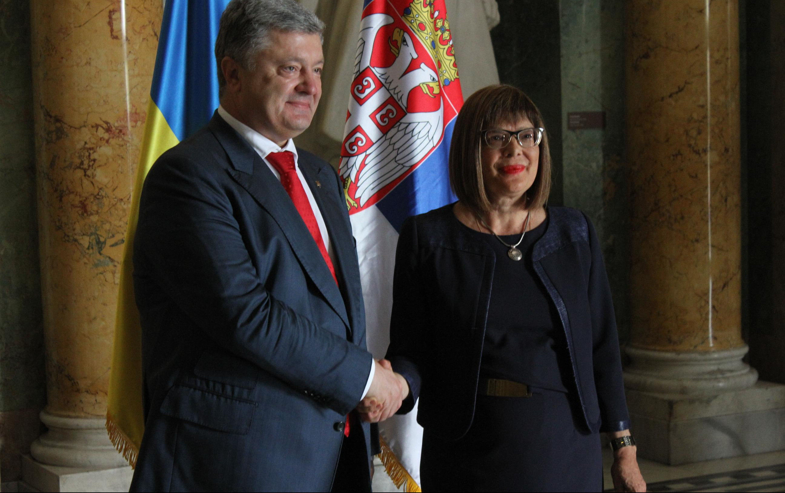 (FOTO) GOJKOVIĆ I POROŠENKO: Evrointegracije predstavljaju zajednički prioritet Srbije i Ukrajine