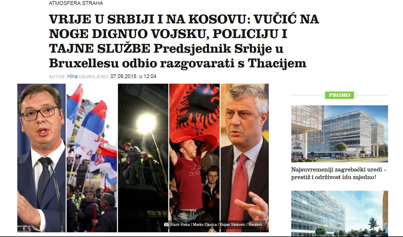 USTAŠE PRIZIVAJU ZLO! Hrvatski mediji likuju zbog novih napetosti na Kosovu!