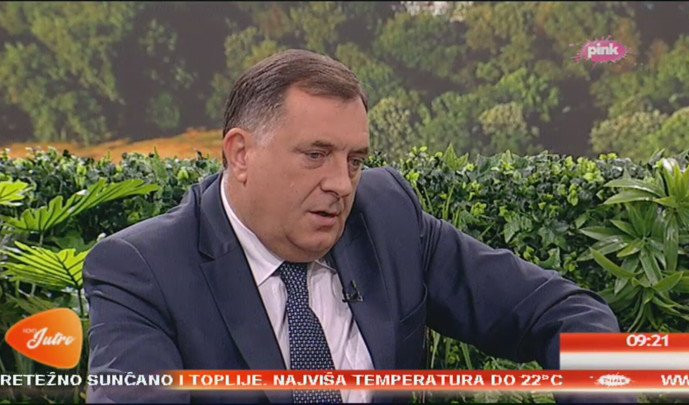 (VIDEO) DODIK NA PINKU: Ivanić mi nije konkurencija - cela opozicija u RS zajedno nema podršku naroda kao ja!