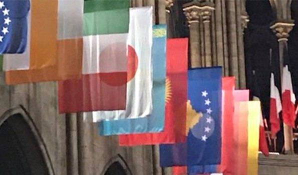 (FOTO) SKANDALČINA U PARIZU! Zastava LAŽNE DRŽAVE KOSOVO vijori sa zajedno sa obeležjima DRŽAVA POBEDNICA U PRVOM SVETSKOM RATU