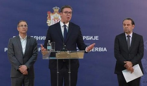 (VIDEO) VUČIĆ POSLE SEDNICE SAVETA ZA NACIONALNU BEZBEDNOST: Srbija neće uzvratiti istom merom, želimo da ostanemo pouzdan partner svima!