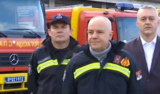 (FOTO) STIŽE POJAČANJE! Radojičić obišao Vatrogasno-spasilačke brigade (VSB) na Zvezdari!