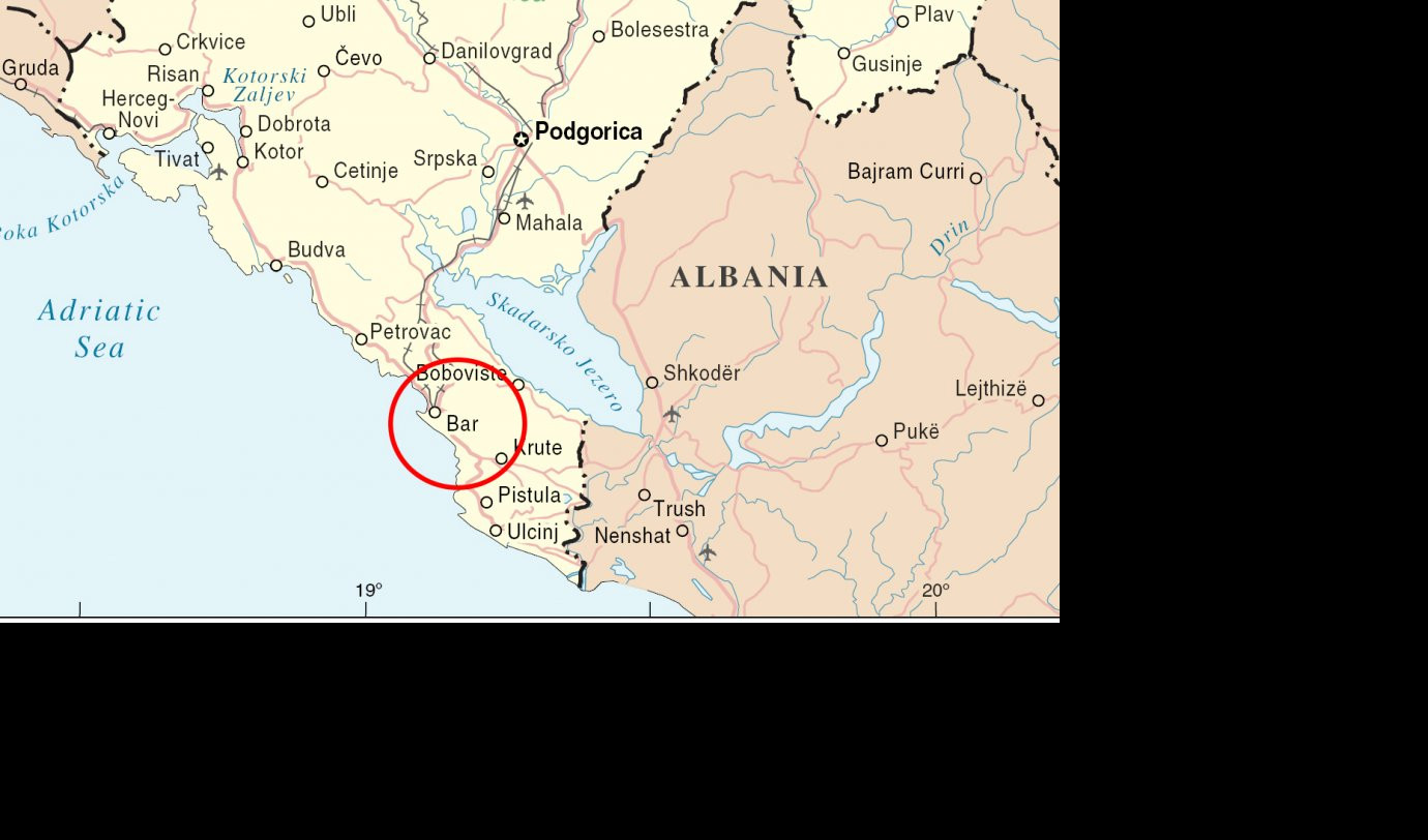 PRESELILI BAR U ALBANIJU! Englezi razbesneli Đetiće pomorskom mapom!