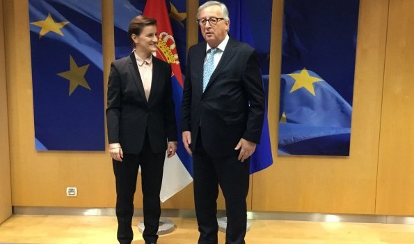 (FOTO) ANA BRNABIĆ SE SASTALA SA JUNKEROM: U Briselu je Srbija dobila podršku i zahvalnost!