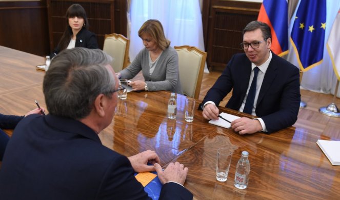 (FOTO) VUČIĆ I ČEPURIN razgovarali o rezultatima Putinove posete Srbiji