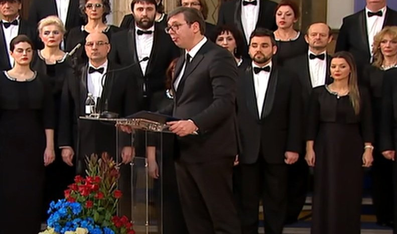 SVEČANOST U AMBASADI RUSIJE: Posle razgovora u Predsedništvu Srbije, Vučić i Dodik na proslavi Dana branilaca otadžbine!