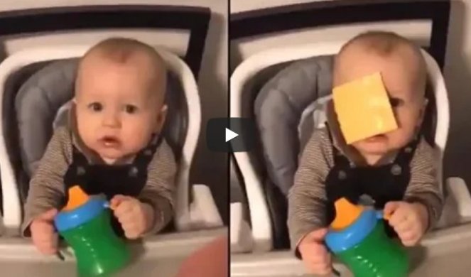 (VIDEO) NOVI IZAZOV NA INTERNETU: Baci sir bebi na lice!