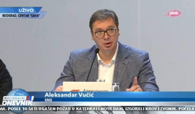 SAMO NA TV PINK! Pratite uživo obraćanje Aleksandra Vučića na sednici Izvršnog odbora SNS u Sava centru!