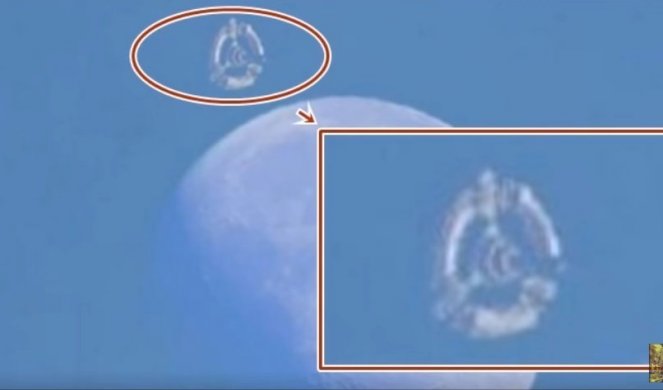 (VIDEO) LJUDI, SNIMLJEN OGROMAN SVEMIRSKI BROD KOD MESECA! UFO zajednica na nogama, NASA i Pentagon ćute!