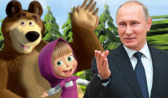 HIT PRIČA! BRITANSKI MEDIJI U PARANOJI ZBOG ČUVENOG RUSKOG CRTAĆA! Putin pesmama iz "Maše i medveda" osvaja svet
