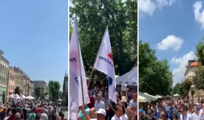 (VIDEO) ŠAPČANI NE ODUSTAJU! Održan 34. protest protvi Đilasovog gradonačelnika Nebojše Zelenovića!