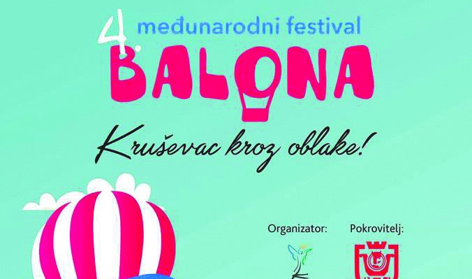 KRUŠEVAC KROZ OBLAKE! Međunarodni festival balona od 2. do 4. avgusta!