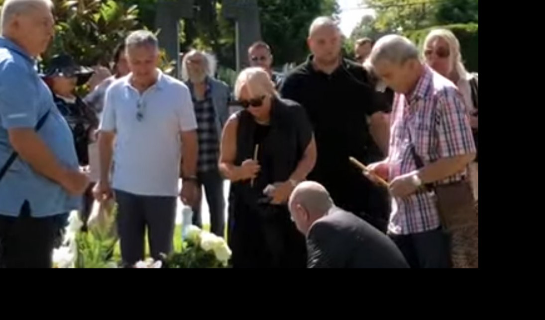 (VIDEO) ŠEST MESECI OD SMRTI ŠABANA ŠAULIĆA! Goca grcala u suzama i dozivala supruga, potresne scene na groblju