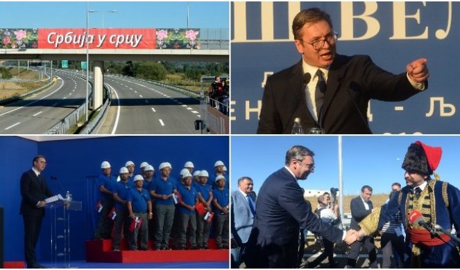 (VIDEO/FOTO) OTVOREN AUTOPUT "MILOŠ VELIKI"! Vučić: Izgradićemo 5000 KILOMETARA PUTEVA u naredne četiri godine! Uložićemo MILIJARDU EVRA!