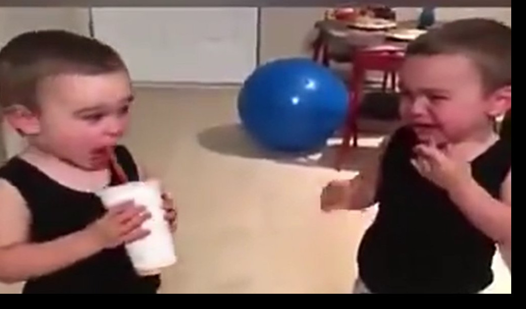 (VIDEO) SUZA SUZU SUSTIŽE! Najsmešnija svađa oko čaše soka!