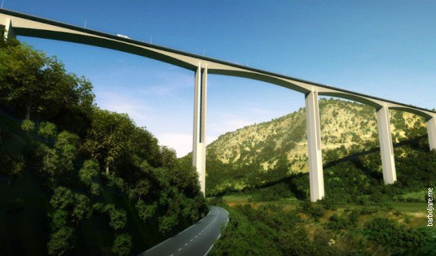 AUTO-PUTEM DO JADRANSKOG MORA ZA TRI EVRA, PUT NIKAD KRAĆI! Crnogorci napravili ČUDO - za samo jednu stopu mosta Moračica utrošeno ČAK PET HILJADA KUBIKA BETONA!