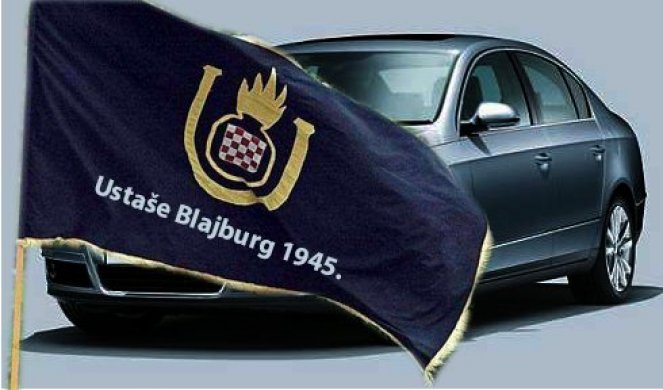 HRVAT "MRTAV LADAN" USRED SRBIJE PARKIRAO AUTO SA USTAŠKIM ZNAMENJEM! Policija uhapsila trojicu Srba jer su polupali vozilo sa ustaškim simbolima!