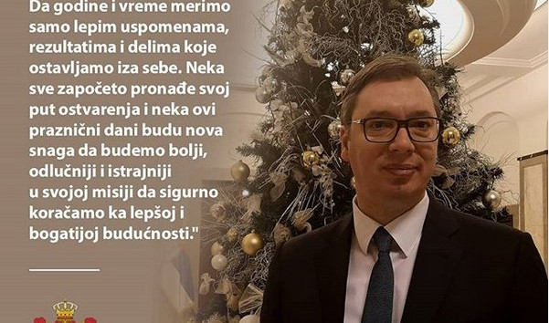 DA SE VREME LJUBAVI I BLAGOSTANJA USELI U NAŠA SRCA! Vučić građanima Srbije čestitao Novu godinu!