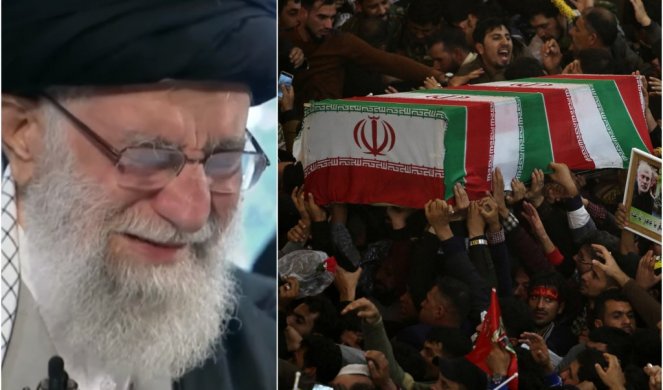 (VIDEO) HAMNEI SE GUŠIO U SUZAMA NAD ODROM GENERALA! Potresne scene u Iranu, milioni se opraštaju od Sulejmanija!