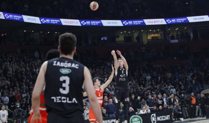 (VIDEO) JARAMAZ U KECMANOVOM STILU! Ovako je košarkaš Partizana srušio Slovence u poslednjoj sekundi!