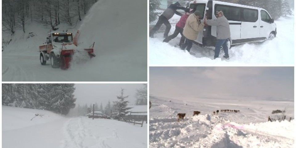(VIDEO/FOTO) IMA I MRTVIH! Sneg napravio HAOS U SRBIJI! Zatvoreni putevi, PROGLAŠENA VANREDNA SITUACIJA, SPASAVANA I DECA