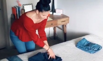 TAKO JE LAKO! Novi način za slaganje pantalona oduševio milione! (VIDEO)