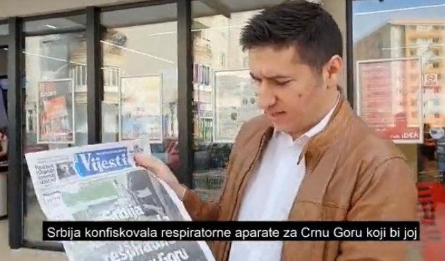 EVO ŠTA NAM JE SVE TA "POKVARENA SRBIJA" DALA! Crnogorac RASKRINKAO aferu "konfiskovani respiratori"! (VIDEO)