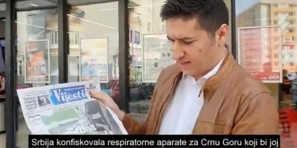 EVO ŠTA NAM JE SVE TA "POKVARENA SRBIJA" DALA! Crnogorac RASKRINKAO aferu "konfiskovani respiratori"! (VIDEO)