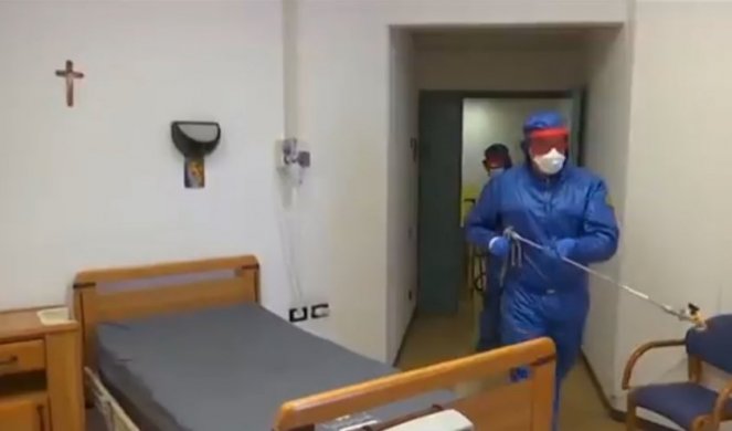 RUSKI STRUČNJACI NA DELU: Evo kako sprovode brzu i efikasnu dezinfekciju u Lombardiji! (VIDEO)