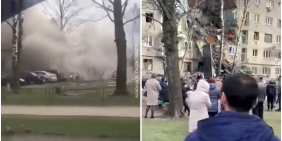 EKSPLOZIJA GASA U ZGRADI U RUSIJI: Evakuisano 200 osoba, ima povređenih! (VIDEO)