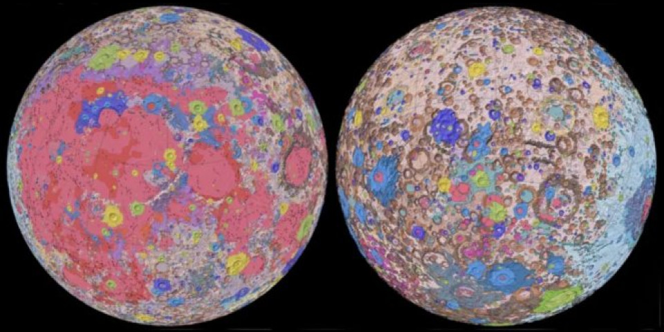 NASA OBJAVILA SNIMAK "MESEČEVE GEOLOGIJE"! Najdetaljnija mapa Meseca ikada! (FOTO/VIDEO)