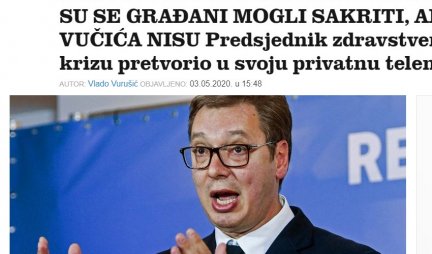 BOLESNI КOMPLEКSI! Mržnja prema Vučiću je jedina uređivačka  politika hrvatskih medija!